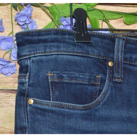 NWT Kut From The Kloth Flare Blue Jeans Size 16 High Rise Ana Fab AB Stretch - Picture 3 of 12